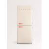 CREATE Fridge R�tro Combi 401L Blanc Cass� Terracotta
