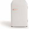 CREATE Retro Fridge 107L Rose Gold Blanc
