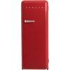 CREATE Retro Fridge 281L Argent Rouge