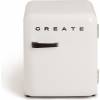 CREATE Retro Fridge 48L Black Blanc