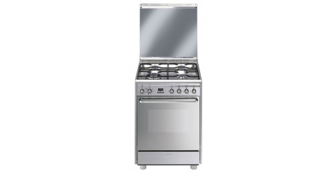 cuisinière mixte smeg scb60mx9