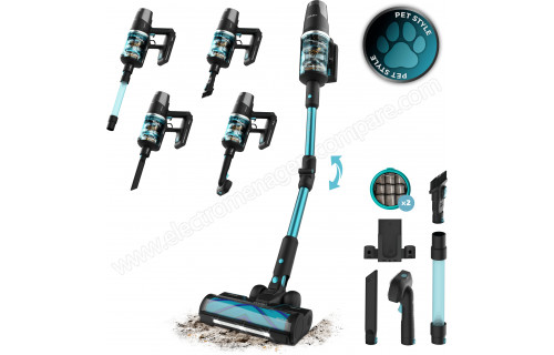 CECOTEC Conga Rockstar 9500 Lunar Pet Flex Double Filtre