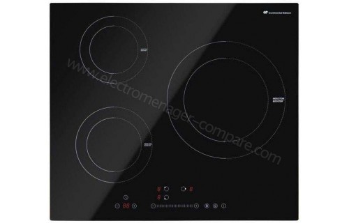 CONTINENTAL EDISON Table de Cuisson Induction 3 foyers 7000W