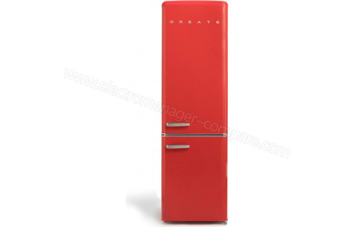 CREATE Fridge Stylance 244L Rouge