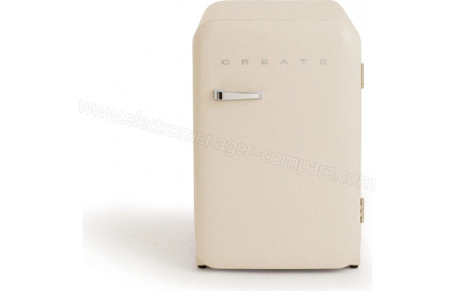 CREATE Retro Fridge 107L Argent Beige