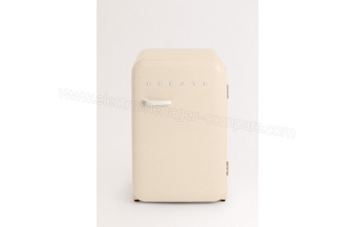 CREATE Retro Fridge 107L Blanc Cass&eacute;