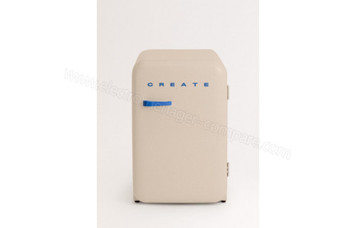 CREATE Retro Fridge 107L Bleu Cobalt Sable