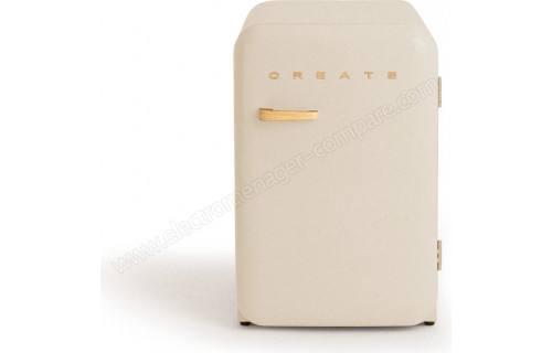 CREATE Retro Fridge 107L Bois Beige