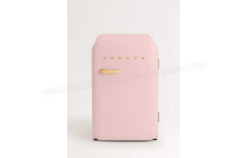 CREATE Retro Fridge 107L Bois Rose