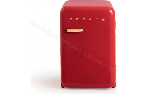 CREATE Retro Fridge 107L Bois Rouge