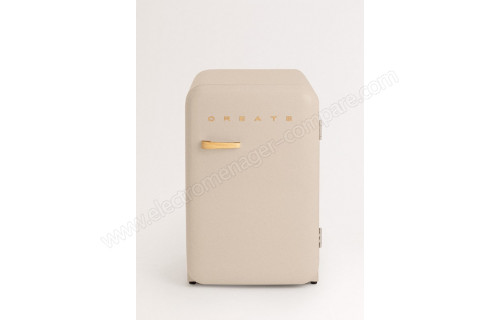 CREATE Retro Fridge 107L Bois Sable