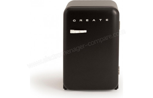 CREATE Retro Fridge 107L Marbre Noir