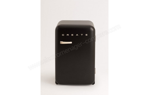 CREATE Retro Fridge 107L Sable Noir