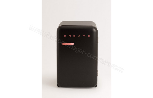 CREATE Retro Fridge 107L Terracotta Noir