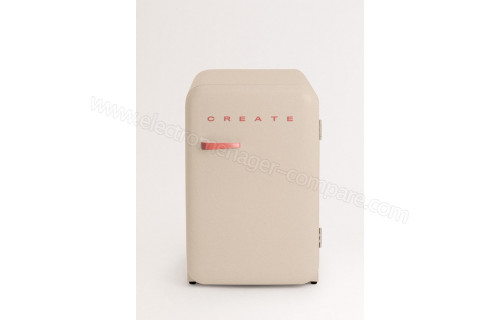 CREATE Retro Fridge 107L Terracotta Sable