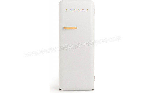 CREATE Retro Fridge 281L Bois Blanc