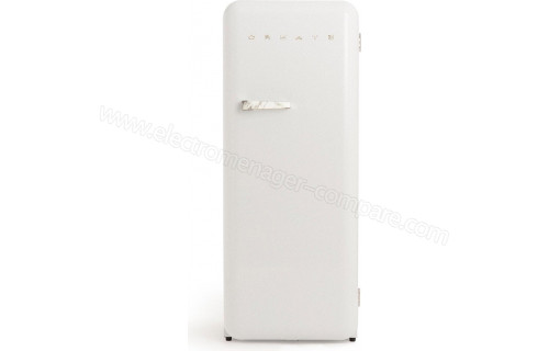 CREATE Retro Fridge 281L Marbre Blanc