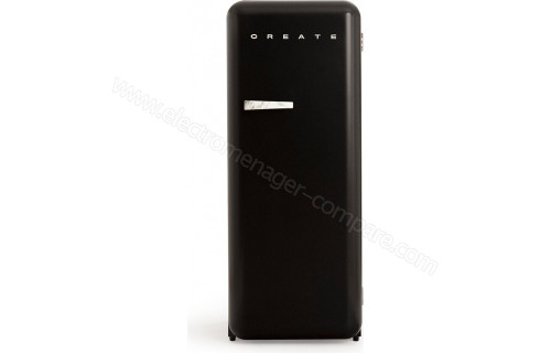 CREATE Retro Fridge 281L Marbre Noir