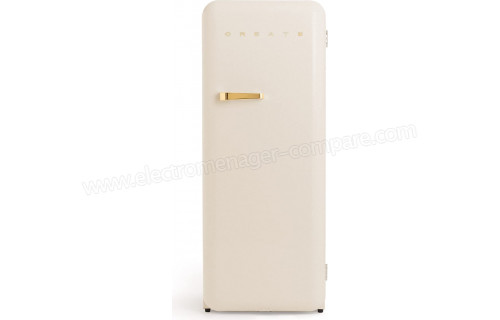 CREATE Retro Fridge 281L Or Beige