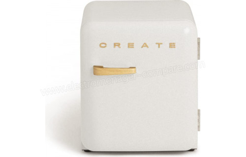 CREATE Retro Fridge 48L Bois Blanc