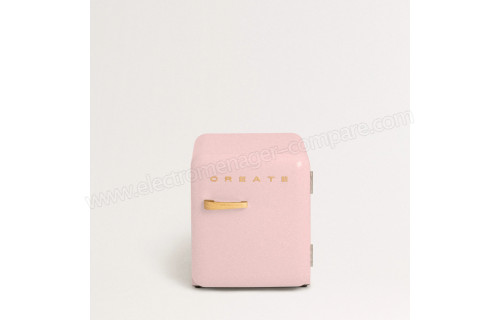 CREATE Retro Fridge 48L Bois Rose
