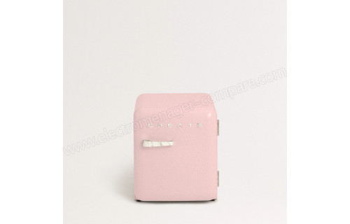 CREATE Retro Fridge 48L Marbre Rose