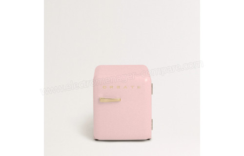 CREATE Retro Fridge 48L Or Rose