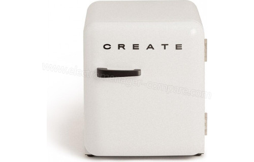 CREATE Retro Fridge 48L Black Blanc