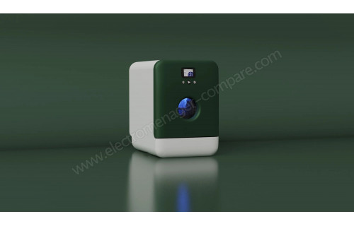 DAAN TECH Bob Vert de Chrome et Blanc