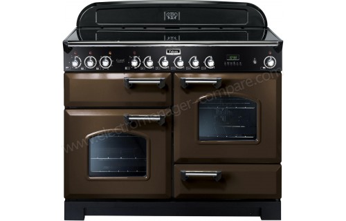 FALCON Classic Deluxe 110 Vitroc&eacute;ramique Chocolat Chrom&eacute;