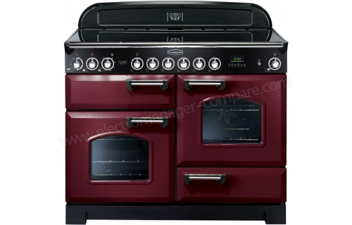 FALCON Classic Deluxe 110 Vitroc&eacute;ramique Rouge Chrom&eacute;