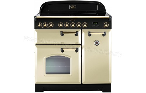 FALCON Classic Deluxe 90 Vitroc&eacute;ramique Cr&egrave;me Laiton