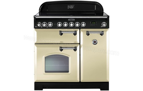 FALCON Classic Deluxe 90 Vitroc&eacute;ramique Cr&egrave;me Chrom&eacute;