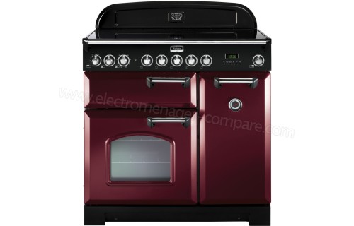 FALCON Classic 90 Vitroc&eacute;ramique Rouge Chrom&eacute;