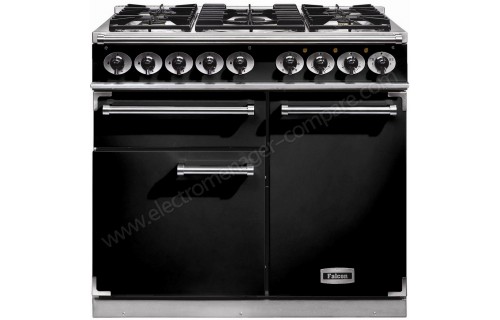 FALCON Deluxe 1000 DF Noir Chrom&eacute; Brillantes