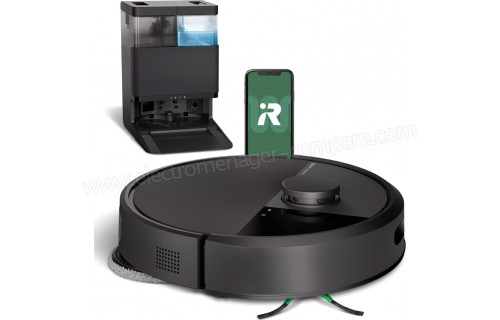 IROBOT Roomba Plus 405 Combo AutoWash Dock Noir