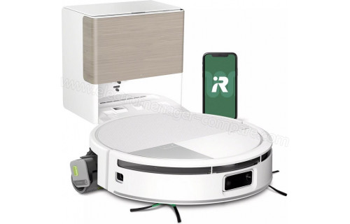 IROBOT Roomba Max 705 Combo AutoWash Dock Blanc