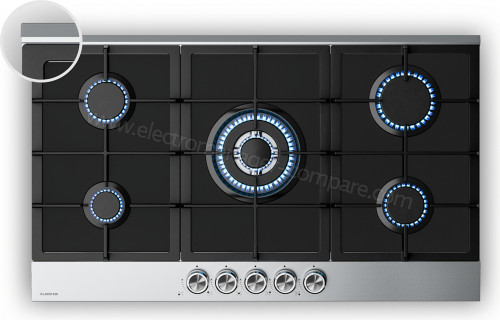 KLARSTEIN Verosteel 90 Gaz Argent