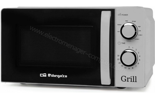 Orbegozo MIG2131 Black / Microondas con grill 700W 20L
