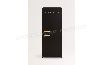 CREATE Fridge R&eacute;tro Combi 401L Noir Bois - A partir de : 1080.95 &euro; chez Create chez Amazon