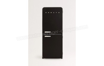 CREATE Fridge R&eacute;tro Combi 401L Noir Marbre - A partir de : 1080.95 &euro; chez Create chez Darty