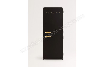 CREATE Fridge R&eacute;tro Combi 401L Noir Or - A partir de : 1080.95 &euro; chez Create chez Amazon