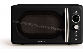 CREATE Microwave Retro Noir - A partir de : 89.95 &euro; chez Create chez Darty