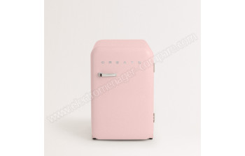 CREATE Retro Fridge 107L Argent Rose