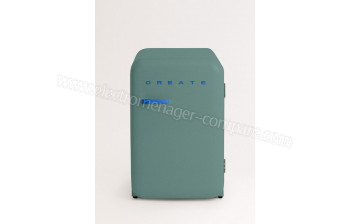 CREATE Retro Fridge 107L Bleu Cobalt Vert Sauge - A partir de : 460.95 &euro; chez Create chez Darty