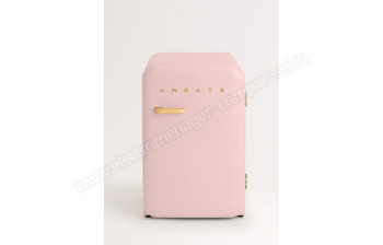 CREATE Retro Fridge 107L Bois Rose