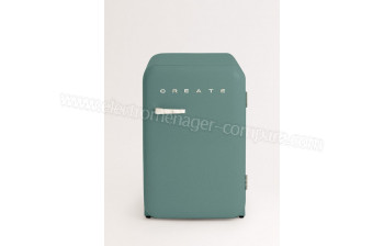 CREATE Retro Fridge 107L Marbre Vert Sauge - A partir de : 460.95 &euro; chez Create chez Darty
