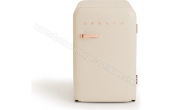 CREATE Retro Fridge 107L Rose Gold Beige - A partir de : 460.95 &euro; chez Create chez Amazon