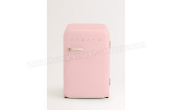 CREATE Retro Fridge 107L Sable Rose
