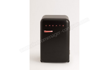 CREATE Retro Fridge 107L Terracotta Noir - A partir de : 460.95 &euro; chez Create chez Darty